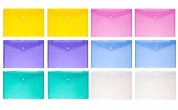 A4 Plastic File Pocket